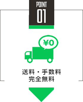 point01 送料・手数料完全無料
